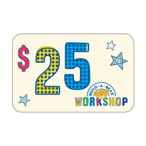 Build A Bear $25 In-Store Use Gift Card Birthday Gifts | JQWID7369