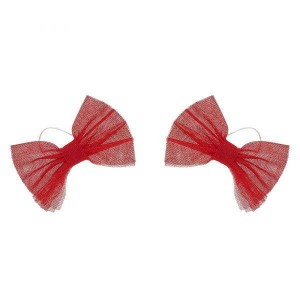 Build A Bear 2pk Red Sparkle Bows Hats & Headwear | BUXGJ3162