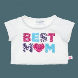 Build A Bear Best Mum Sequin Tee Tees | XDHMU1057