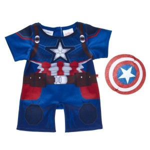 Build A Bear Captain America Costume Super Hero | SEPXW3419