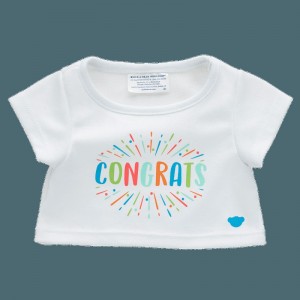 Build A Bear Colourful Congrats T-Shirt Congratulations Gifts | BPKZU8360