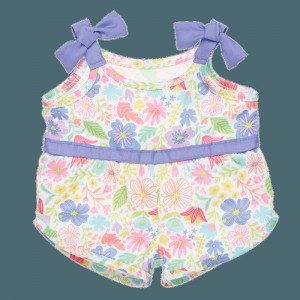 Build A Bear Floral Romper Outfits | IVQSY2794