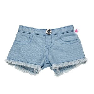 Build A Bear Frayed Denim Shorts Bottoms | HKNZB7043