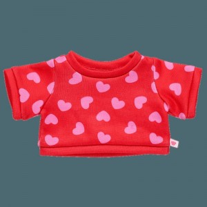 Build A Bear Heart Print Sweater Valentines Day | WRAUV4906