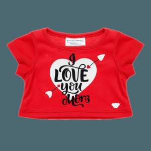 Build A Bear I Love You More T-Shirt Valentines Day | NTYUD6450