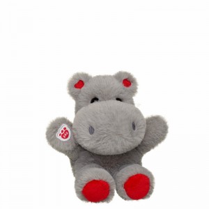 Build A Bear Mini Beans Heart Hippo Zoo Animals | XKARF8569