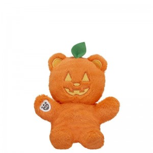 Build A Bear Mini Beans Pumpkin Glow Halloween Teddy Bear Mini Beans | STAFK0256