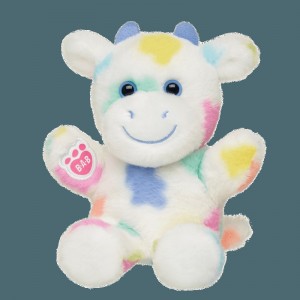 Build A Bear Mini Beans Rainbow Cow Buddies | HSOJD0871