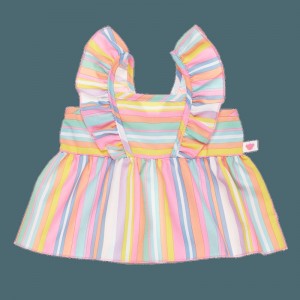 Build A Bear Pastel Stripe Dress Dresses | WSJCF3107