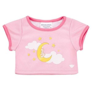 Build A Bear Pink Baby Moon T-Shirt Baby Gifts | ESKGY6320