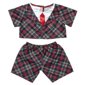 Build A Bear Plaid Holiday Suit Outfits | CEPXZ4683