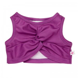 Build A Bear Purple Twist Tank Tees | CWZDI3892