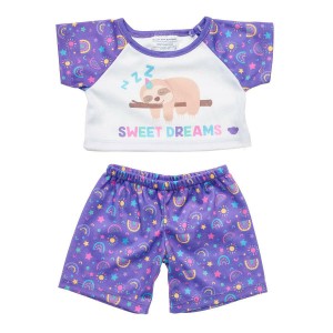 Build A Bear Rainbow Sloth Pyjama Set Pyjama's & Underwear | YOQTE9764