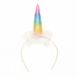 Build A Bear Rainbow Unicorn Horn Headband Rainbow Friends | OEDYX9107