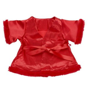 Build A Bear Red Fuzzy Robe Outfits | ZLKQP1683