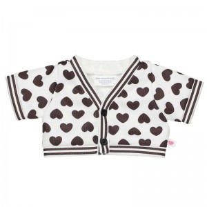 Build A Bear Varsity Hearts Cardigan Valentines Day | KYTOX7316