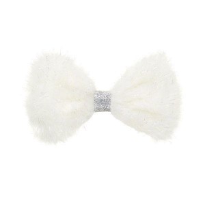 Build A Bear White Furry Bow Hats & Headwear | KNCTR2145