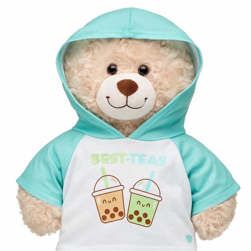 Build A Bear Best Teas Boba Hoodie Valentines Day | CZFAD1573