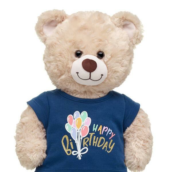 Build A Bear Birthday Balloons T-Shirt Tees | YAWLQ9804