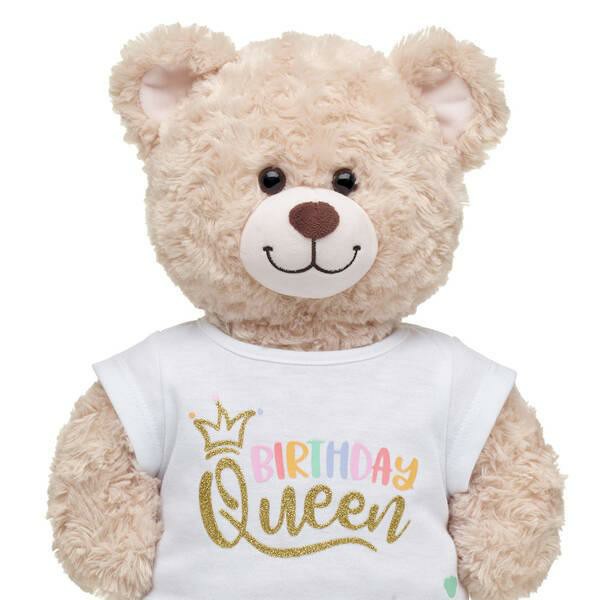 Build A Bear Birthday Queen Tee Birthday Gifts | MCPJR1896