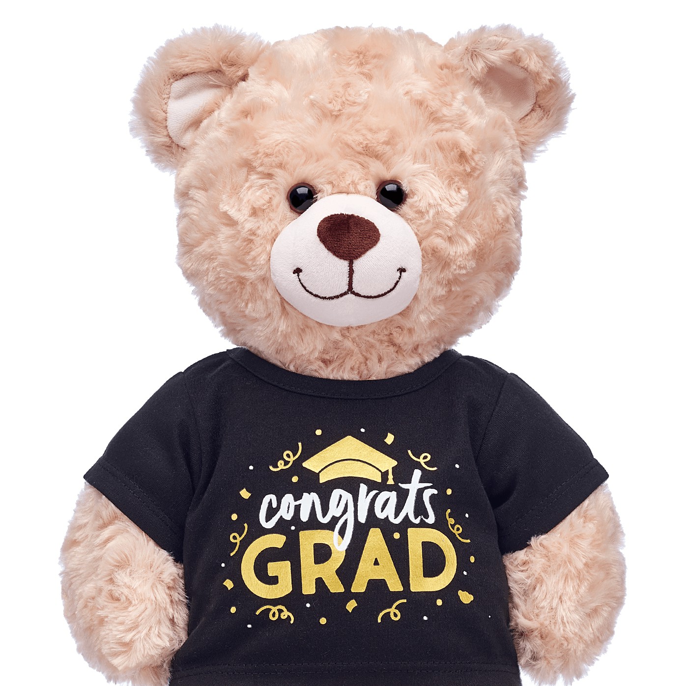 Build A Bear Black & Gold Congrats Tee Congratulations Gifts | PTOUM8197