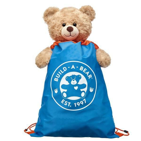 Build A Bear Blue & Orange Toy Bear Carrier Purses And Backpacks | PFAGT9204