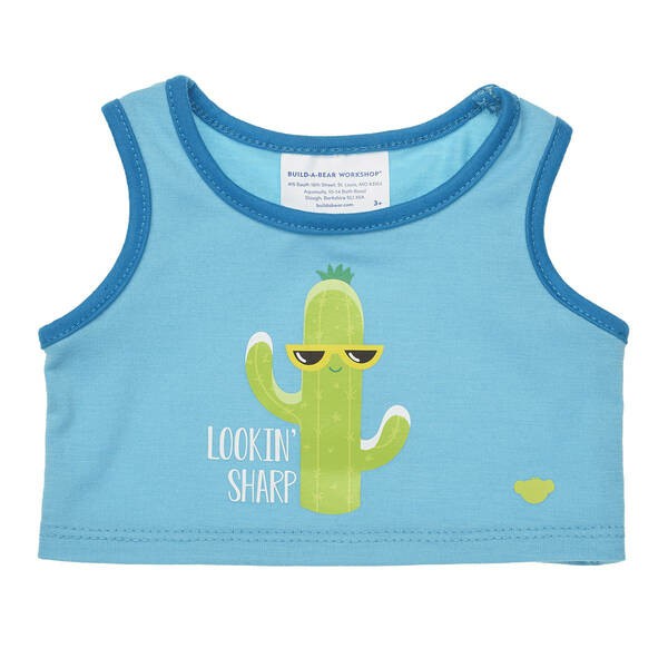 Build A Bear Cactus Tank Top Summer Fun | YZRGI3469