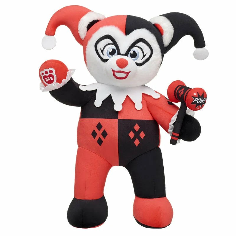 Build A Bear Classic Harley Quinn™ Teddy Bear - Online Exclusive Pop Culture Gifts | VMPRH6295