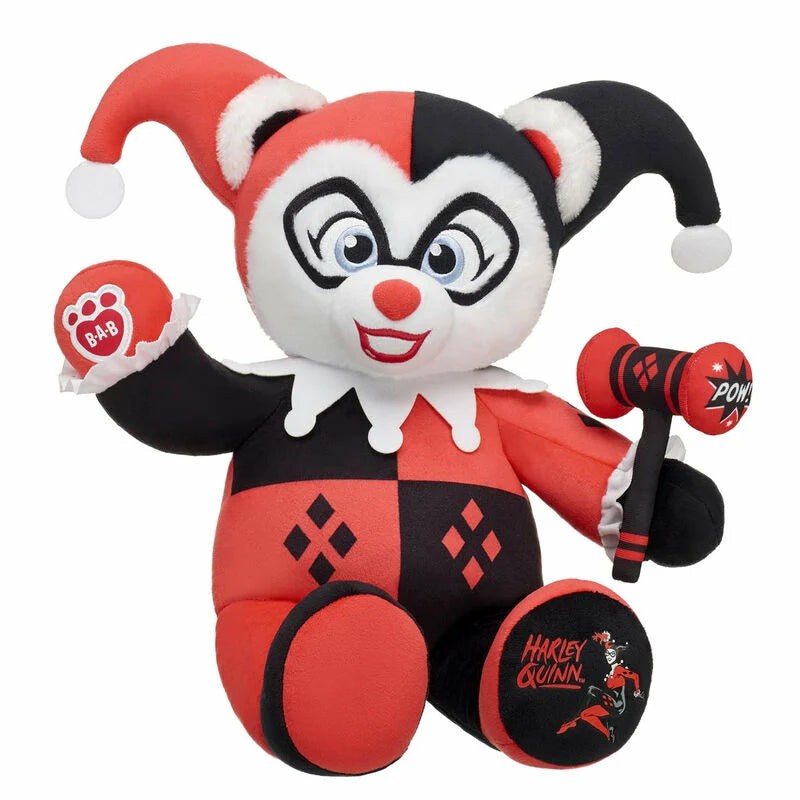 Build A Bear Classic Harley Quinn™ Teddy Bear - Online Exclusive Pop Culture Gifts | VMPRH6295