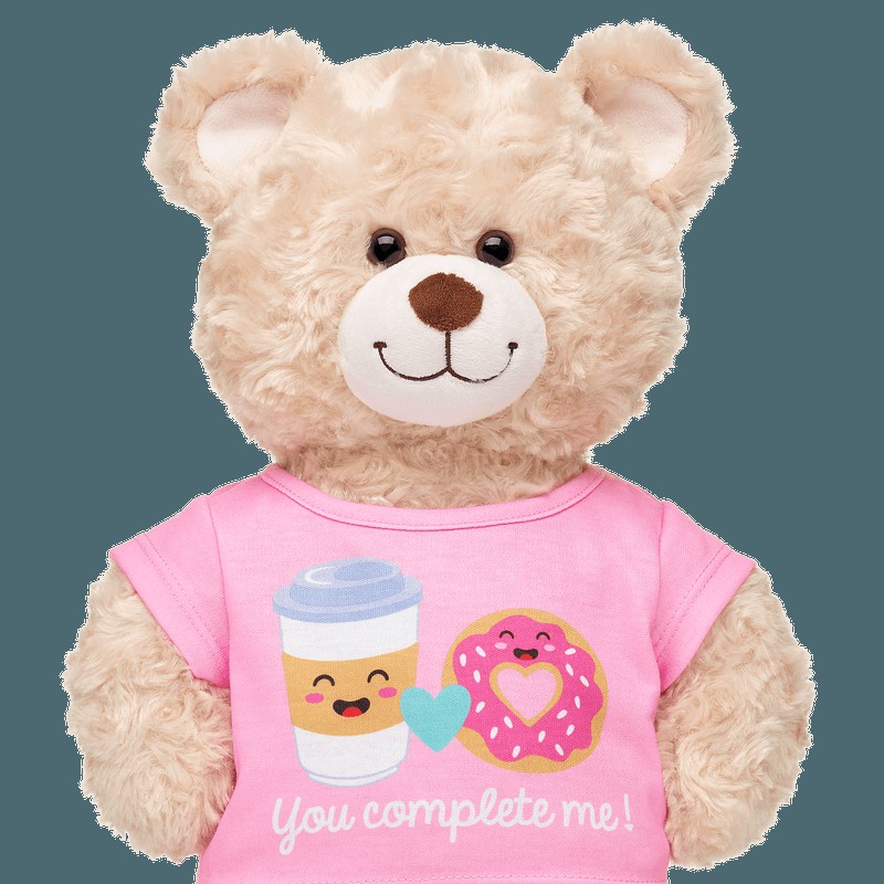 Build A Bear Coffee & Donut T-Shirt Valentines Day | HCKUF3107