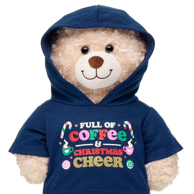 Build A Bear Coffee and Christmas Cheer Hoodie Tees | BTSJH5087