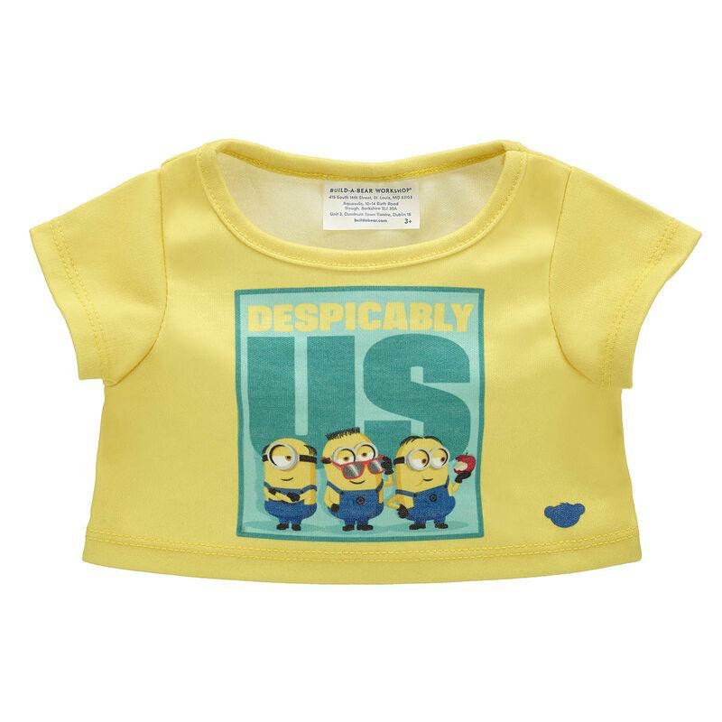 Build A Bear Despicable Me 4 Minions T-Shirt Tees | AZNMD1273