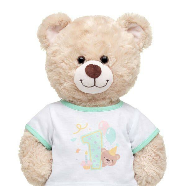 Build A Bear First Birthday Tee Birthday Gifts | LWUJC4356