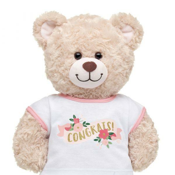 Build A Bear Floral Congrats Tee Wedding Gifts | GLVJY3245