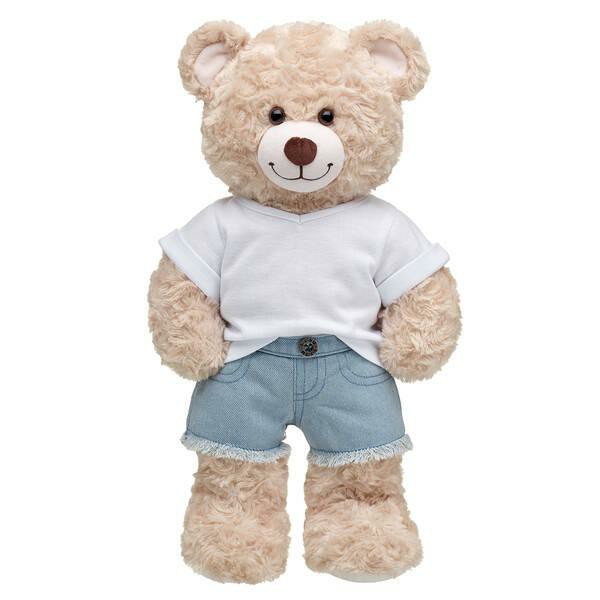 Build A Bear Frayed Denim Shorts Bottoms | HKNZB7043