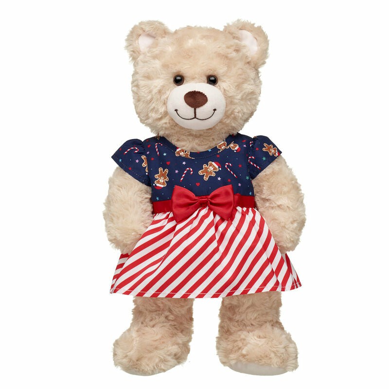 Build A Bear Gingerbread Bear Dress Dresses | KTJOW2450