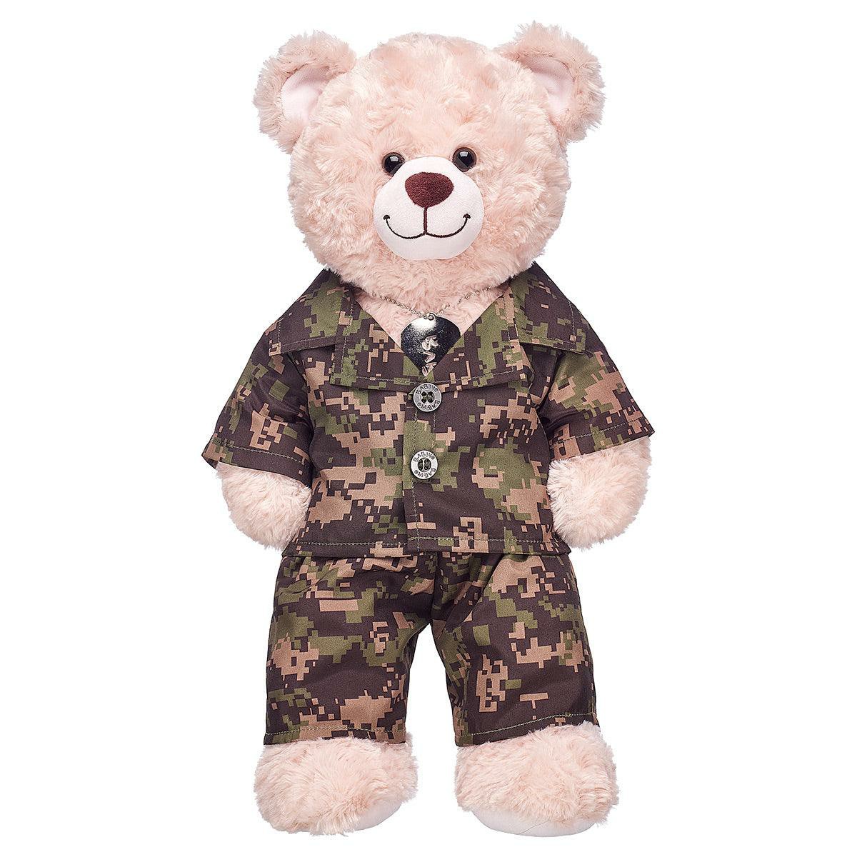 Build A Bear Green Camo Uniform Outfits | FRMAU6375