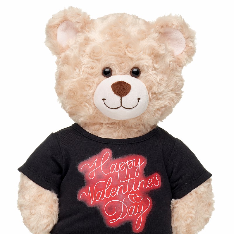 Build A Bear Happy Valentines Day Neon Shirt Valentines Day | QGMXH9068