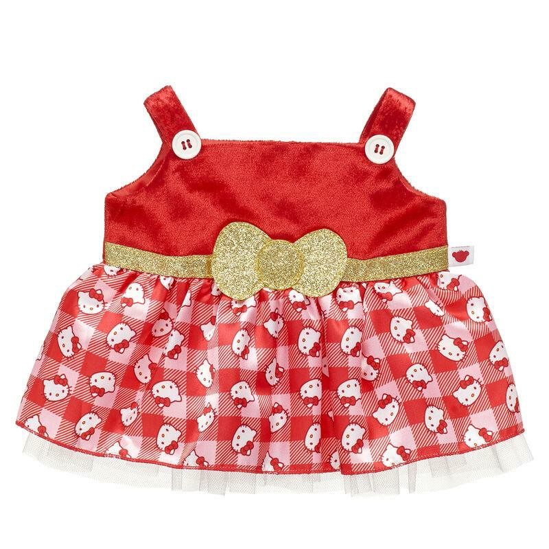 Build A Bear Hello Kitty® Christmas Dress Dresses | VURPD7156