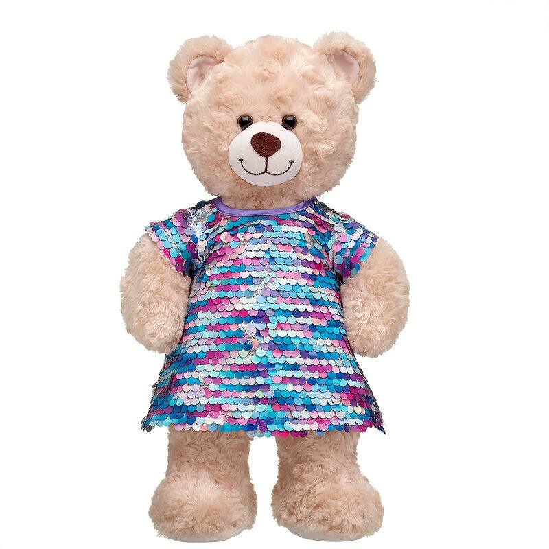 Build A Bear Honey Girls Sequin Dress Dresses | WXLIM9705