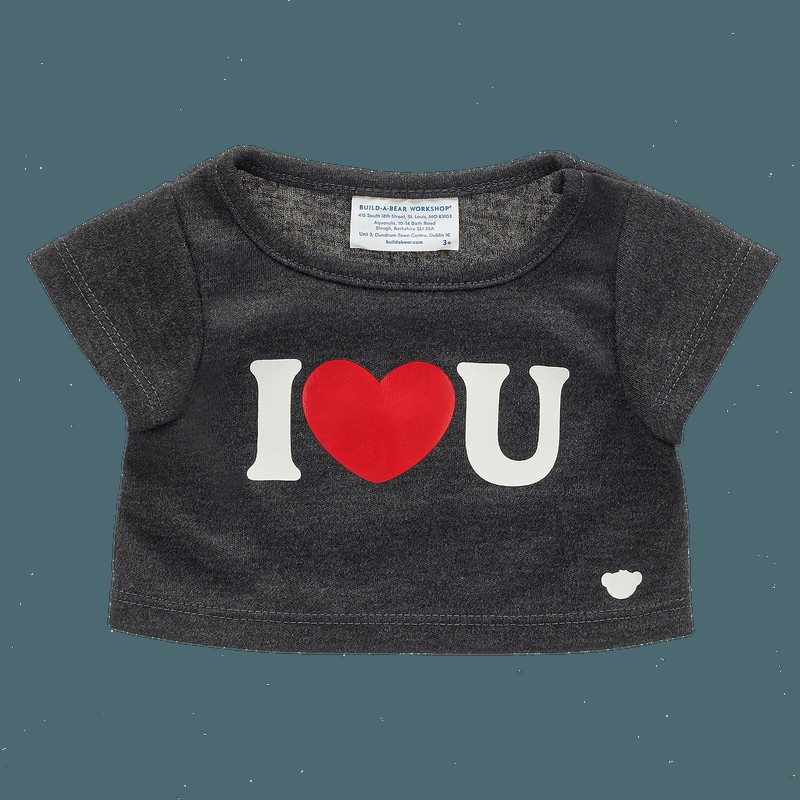 Build A Bear I Heart U T-Shirt Tees | CFAPH5374