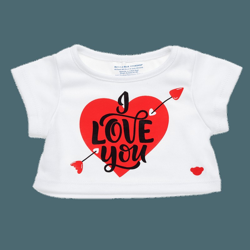 Build A Bear I Love You T-Shirt Valentines Day | RFCKD4091