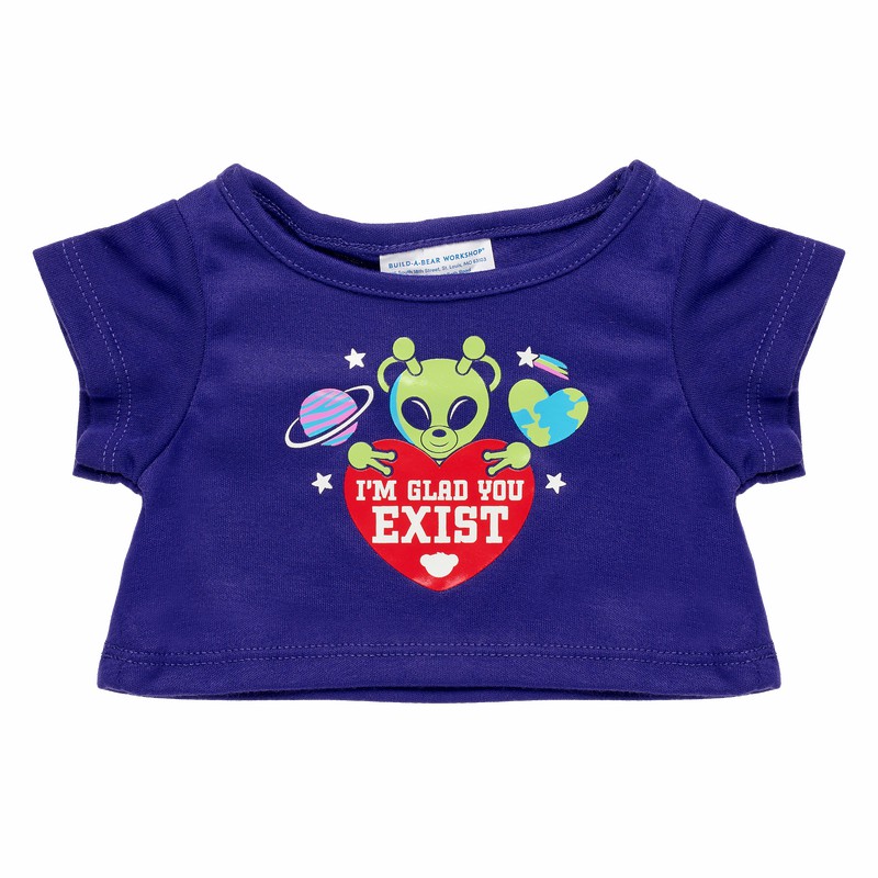 Build A Bear I\'m Glad You Exist T-Shirt Tees | KMTQN5640