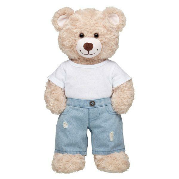 Build A Bear Light Distressed Denim Jeans Bottoms | EWJNH1967