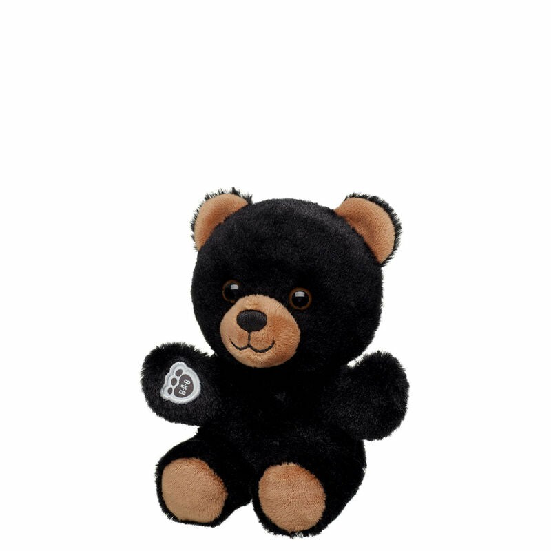 Build A Bear Mini Beans Black Bear Soft Toy Zoo Animals | UFTZP8534