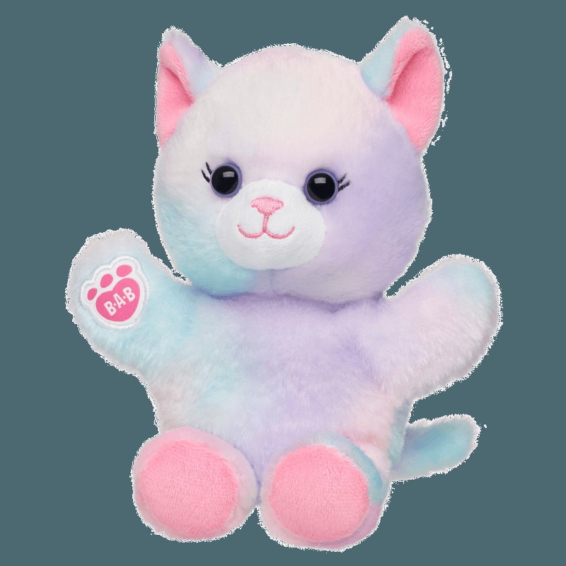 Build A Bear Mini Beans Pastel Swirl Kitty Mini Beans | NHDAV3087