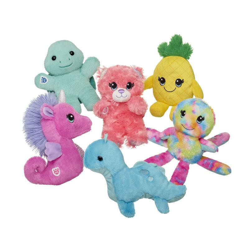 Build A Bear Mini Beans Rainbow Octopus Soft Toy Mini Beans | FPRYW9276