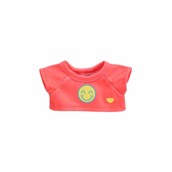 Build A Bear Mini Beans Smiley Face Tee Mini Beans | JWEFM7584