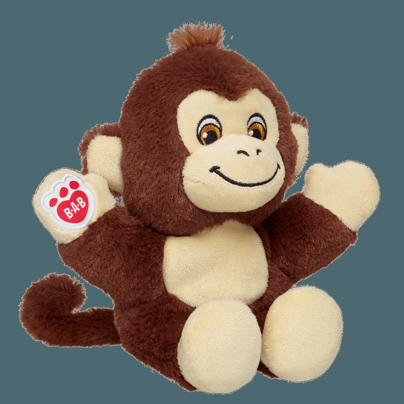 Build A Bear Mini Beans Smiley Monkey Zoo Animals | MBTLQ1026