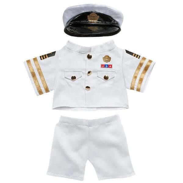 Build A Bear Naval Officer Uniform Outfits | GMDAI7059